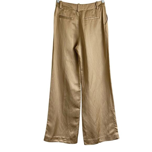 ATELIER & Other Stories Womens Straight Tailored Trousers Size US 4/ EUR 34 Gold - Picture 2 of 10